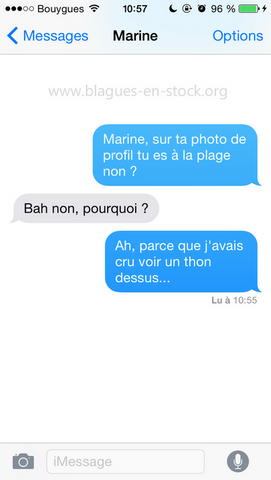 Marine, sur ta photo de profil tu es à la plage non perle de sms et des textos http://www.blagues-en-stock.org