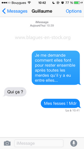 Je me demande comment elles font pour rester ensemble perle de sms et des textos http://www.blagues-en-stock.org